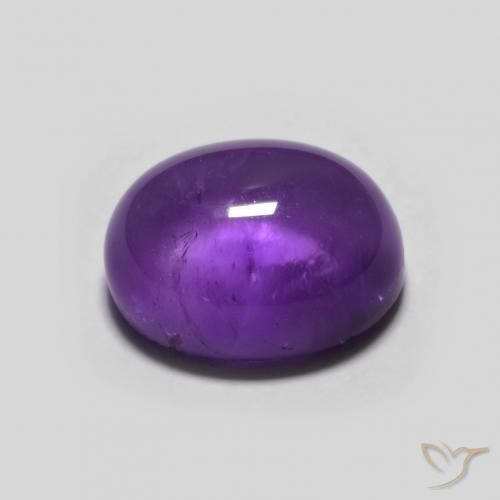 3.02克拉天然紫水晶，椭圆形，透明