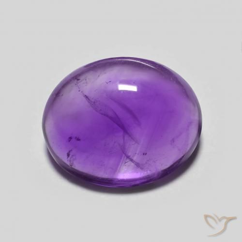 3.61ct 天然 深紫罗兰色 紫水晶, 椭圆形, 透明
