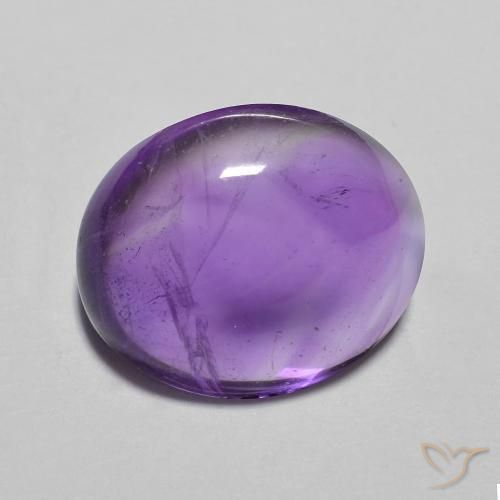 3.60克拉天然紫水晶，椭圆形，透明