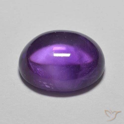 3.60克拉天然紫水晶，椭圆形，透明