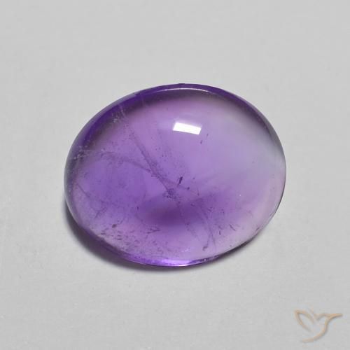 2.51克拉天然紫水晶，椭圆形，透明