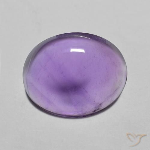 2.82克拉天然紫水晶，椭圆形，透明