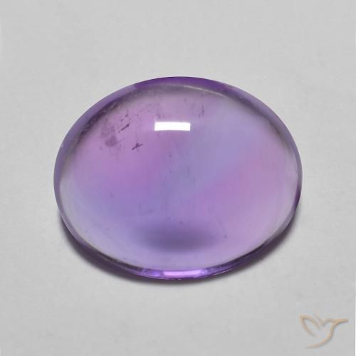 3.46克拉天然紫水晶，椭圆形，透明
