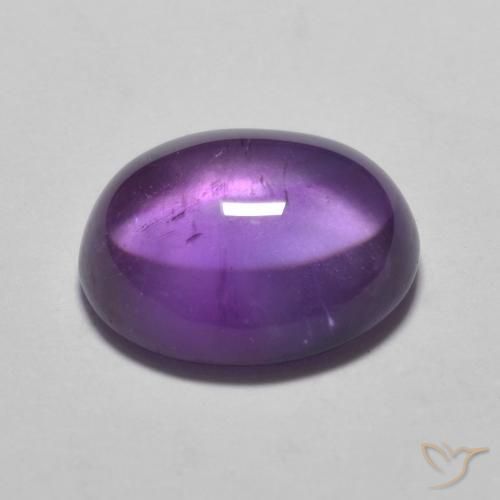 3.46克拉天然紫水晶，椭圆形，透明