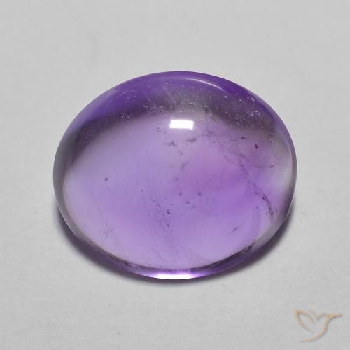 3.54克拉天然紫水晶，椭圆形，透明