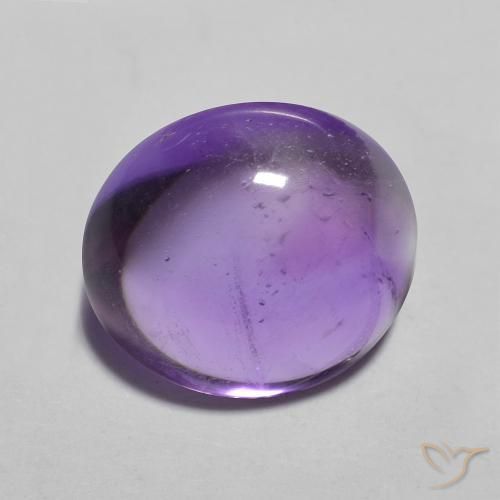 3.54克拉天然紫水晶，椭圆形，透明