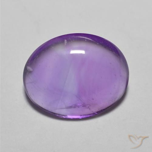 3.16ct 天然 鲜艳的紫罗兰 紫水晶, 椭圆形, 透明