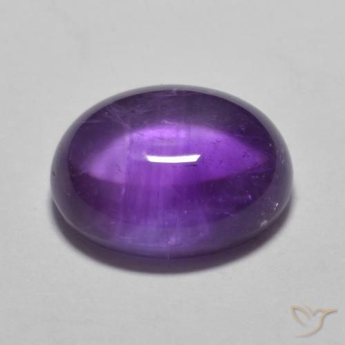 3.71克拉天然紫水晶，椭圆形，透明