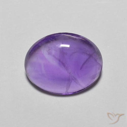 2.45克拉天然紫水晶，椭圆形，透明