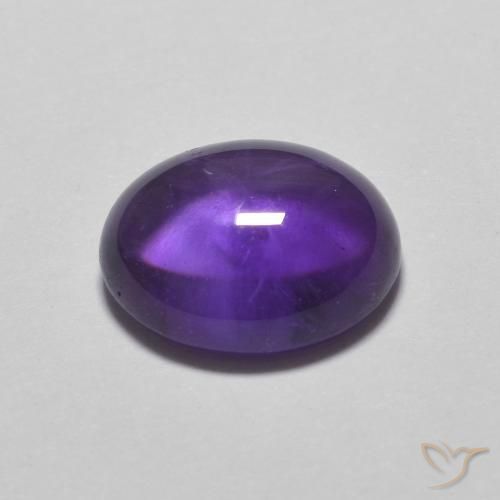 2.45克拉天然紫水晶，椭圆形，透明