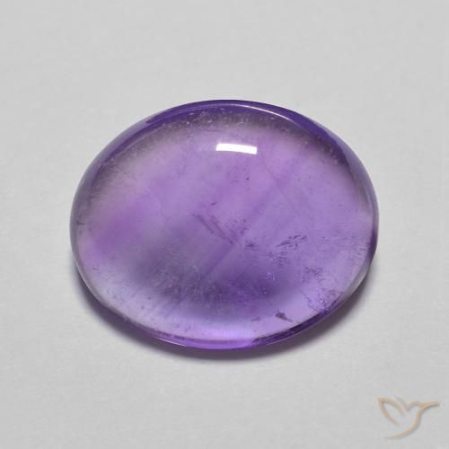 3.55ct 天然 粉紫罗兰色 紫水晶, 椭圆形, 透明