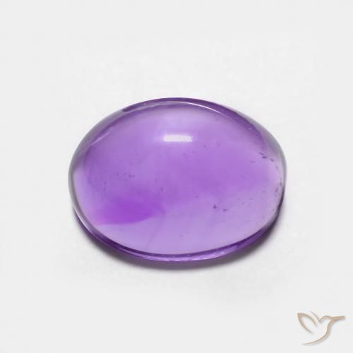 3.09克拉天然紫水晶，椭圆形，透明