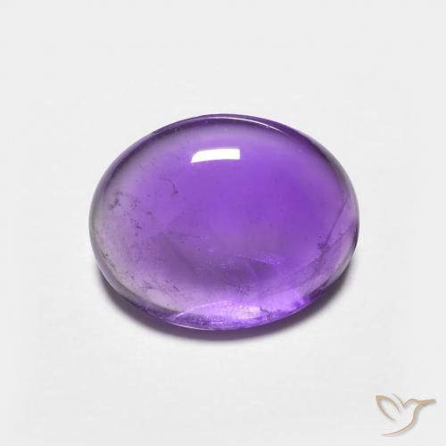 2.82ct 天然 深紫罗兰色 紫水晶, 椭圆形, 透明