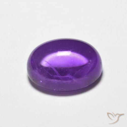 2.82克拉天然紫水晶，椭圆形，透明