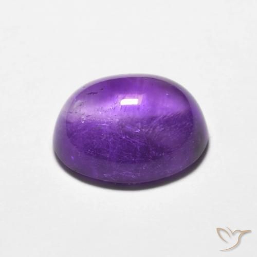 3.36克拉天然紫水晶，椭圆形，透明