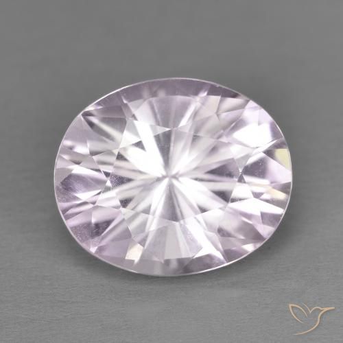 4.69ct 天然 淡粉紫 紫水晶, 椭圆形, VVS