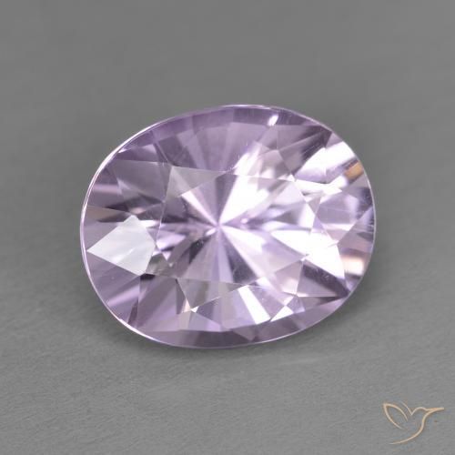 4.38克拉天然紫水晶，椭圆形，VVS