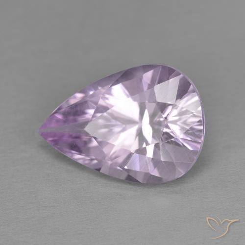 4.65克拉天然紫水晶，梨形，VVS