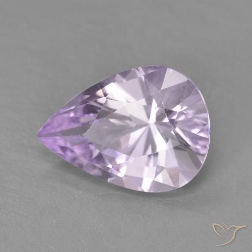 3.36克拉天然紫水晶，梨形，VVS