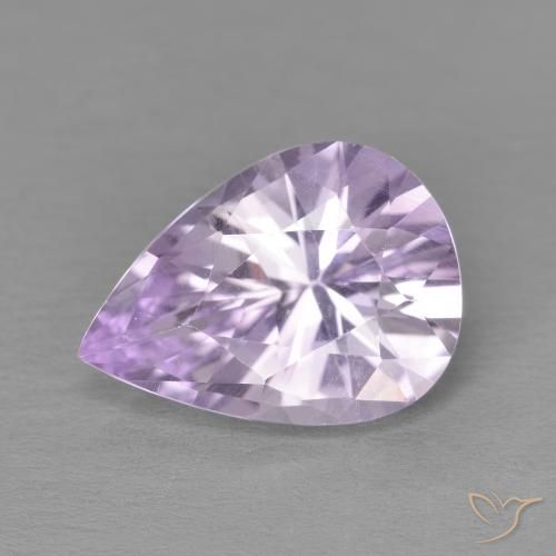 3.36克拉天然紫水晶，梨形，VVS
