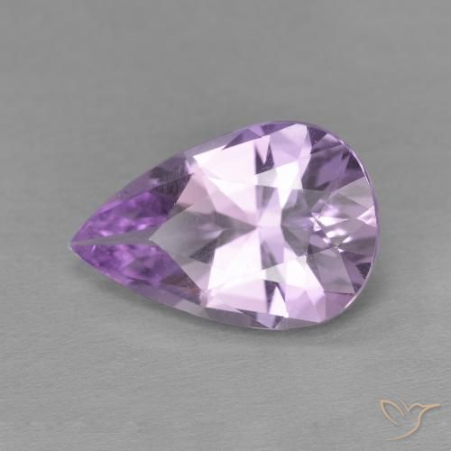 3.27克拉天然紫水晶，梨形，VVS