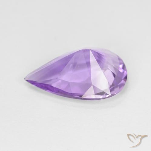 3.15克拉天然紫水晶，梨形，VVS