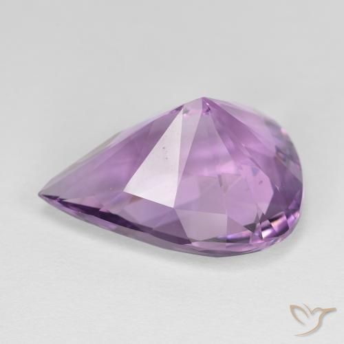 8.26克拉天然紫水晶，梨形，VVS