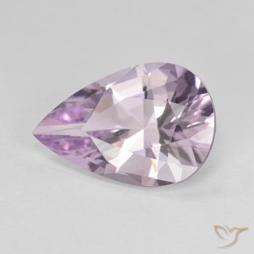 4.15克拉天然紫水晶，梨形，VVS