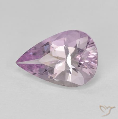 3.93克拉天然紫水晶，梨形，VVS-VS