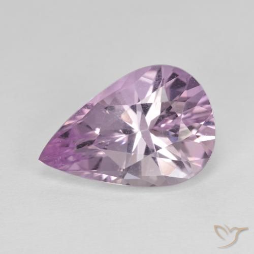 3.93克拉天然紫水晶，梨形，VVS-VS