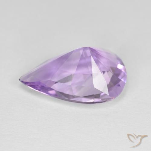 3.86克拉天然紫水晶，梨形，VVS-VS