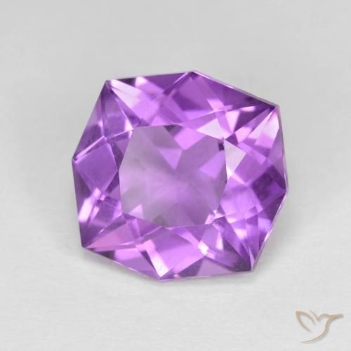 4.27克拉天然紫水晶，花式切割，VVS