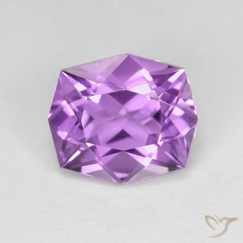 3.80ct 天然 中等紫罗兰色 紫水晶, 花式切割, VVS