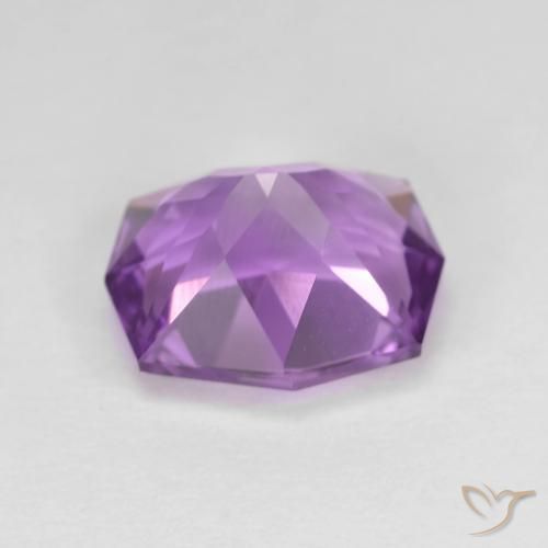 3.80克拉天然紫水晶，花式切割，VVS