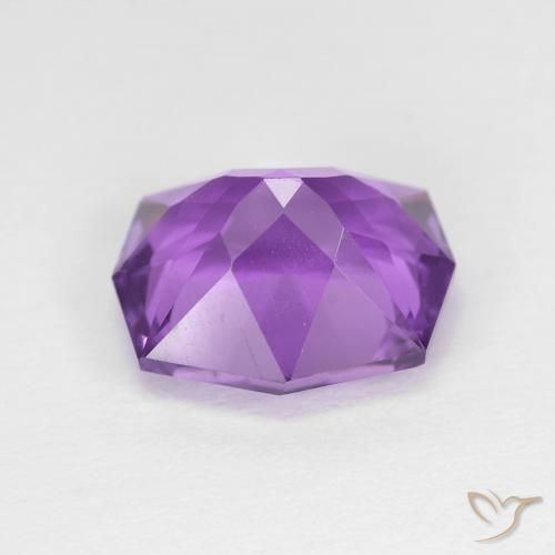 4.36克拉天然紫水晶，花式切割，VVS-VS