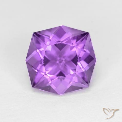 3.01ct 天然 中等紫罗兰色 紫水晶, 花式切割, VVS