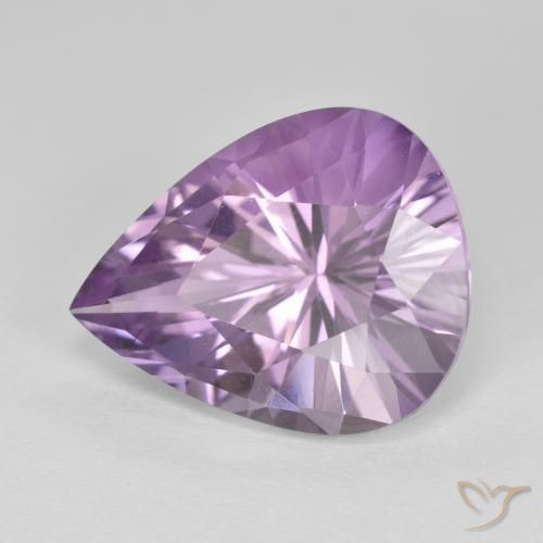 7.77克拉天然紫水晶，梨形，VVS