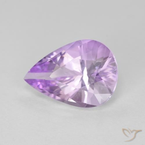2.64克拉天然紫水晶，梨形，VVS
