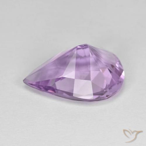 4.47克拉天然紫水晶，梨形，VVS