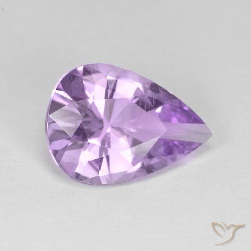 2.80克拉天然紫水晶，梨形，VVS