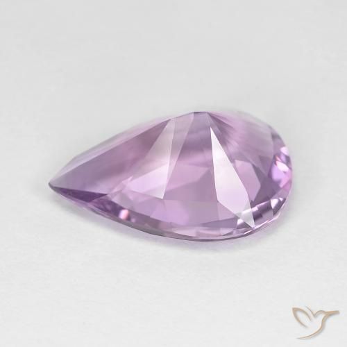 4.03克拉天然紫水晶，梨形，VVS