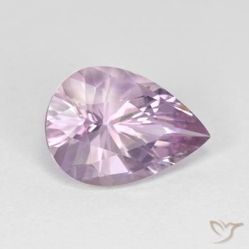 3.20克拉天然紫水晶，梨形，VVS