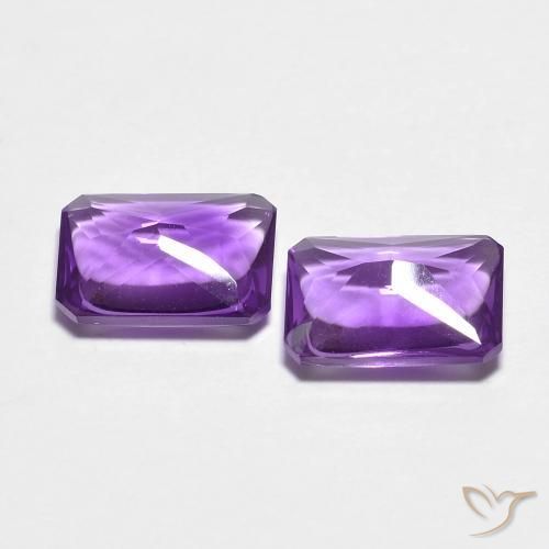 2.54克拉天然紫水晶，八边形，透明