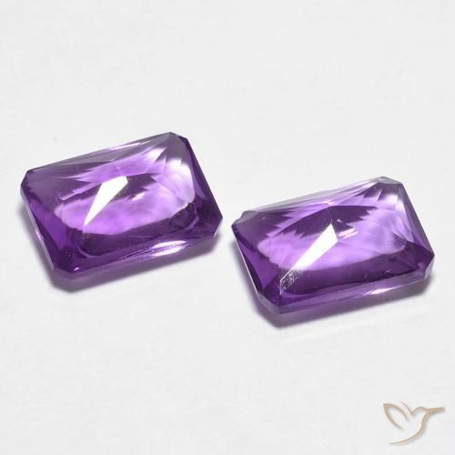 2.78克拉天然紫水晶，八边形，透明