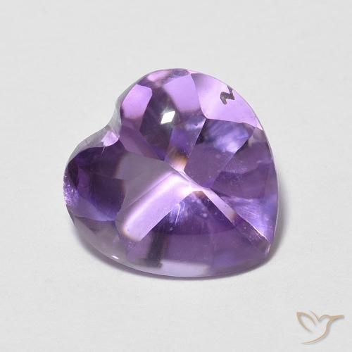 1.93ct 天然 鲜艳的紫罗兰 紫水晶, 心形, 透明