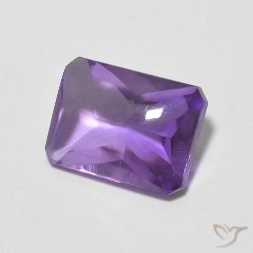 1.36克拉天然紫水晶，八边形，透明
