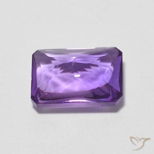 1.36克拉天然紫水晶，八边形，透明