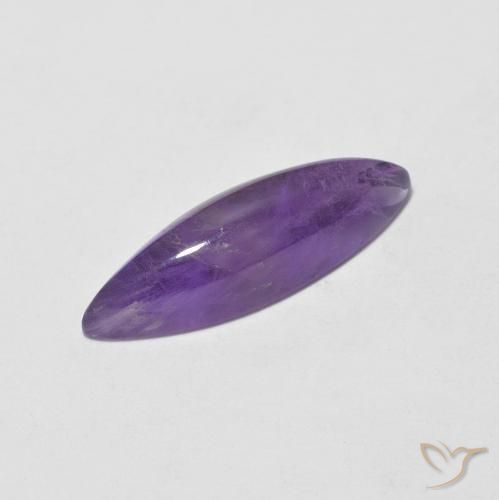 1.98克拉天然紫水晶，榄尖形，透明