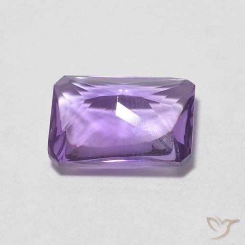 1.29克拉天然紫水晶，八边形，透明