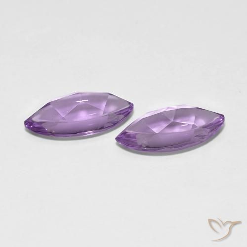 3.16克拉天然紫水晶，榄尖形，透明
